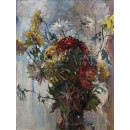 РЕПРОДУКЦИИ НА КАРТИНИ Букет цветя в стъклена чаша (1885)